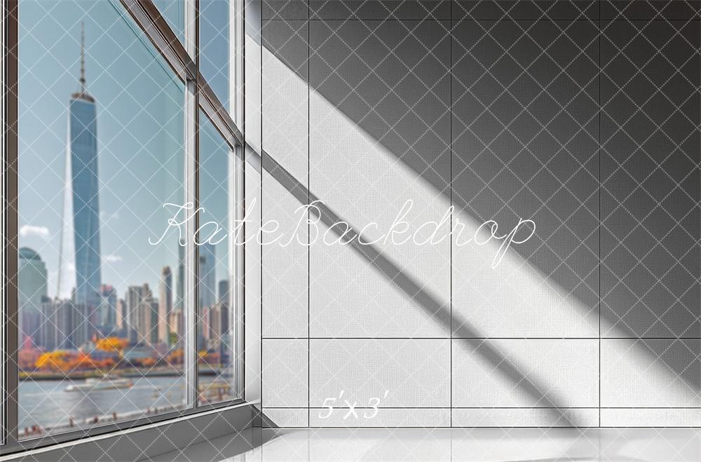 Kate Portrait Immeuble de Bureaux Moderne Toile de fond conçue par Mini MakeBelieve - Kate Backdrop FR