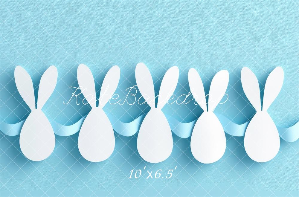 Kate Pâques Illustration Lapin Œufs Toile de fond conçue par Mini MakeBelieve - Kate Backdrop FR