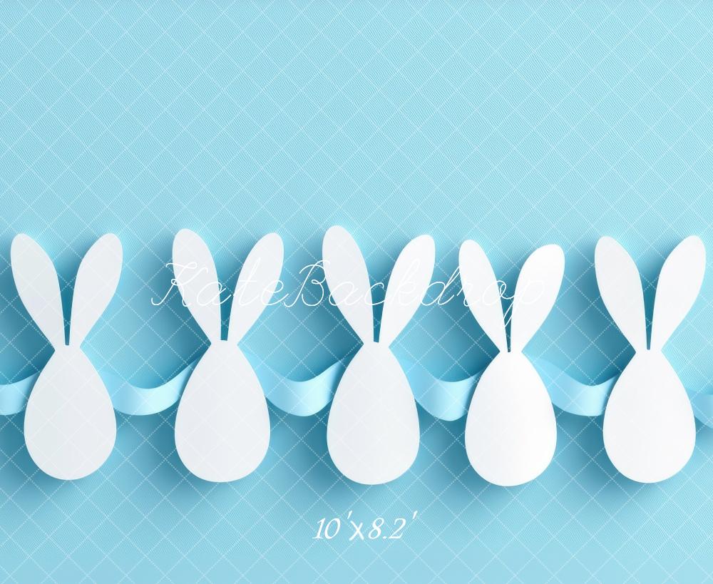 Kate Pâques Illustration Lapin Œufs Toile de fond conçue par Mini MakeBelieve - Kate Backdrop FR