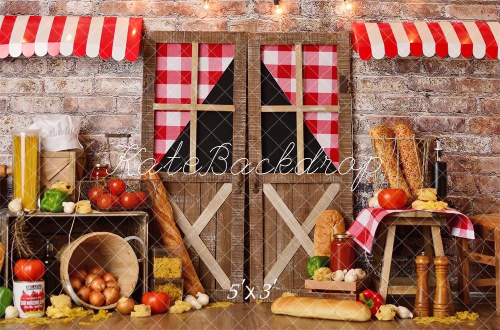 PROMO Kate Pâtes italiennes Anniversaire Cake Smash Toile de fond conçue par Mandy Ringe - Kate Backdrop FR
