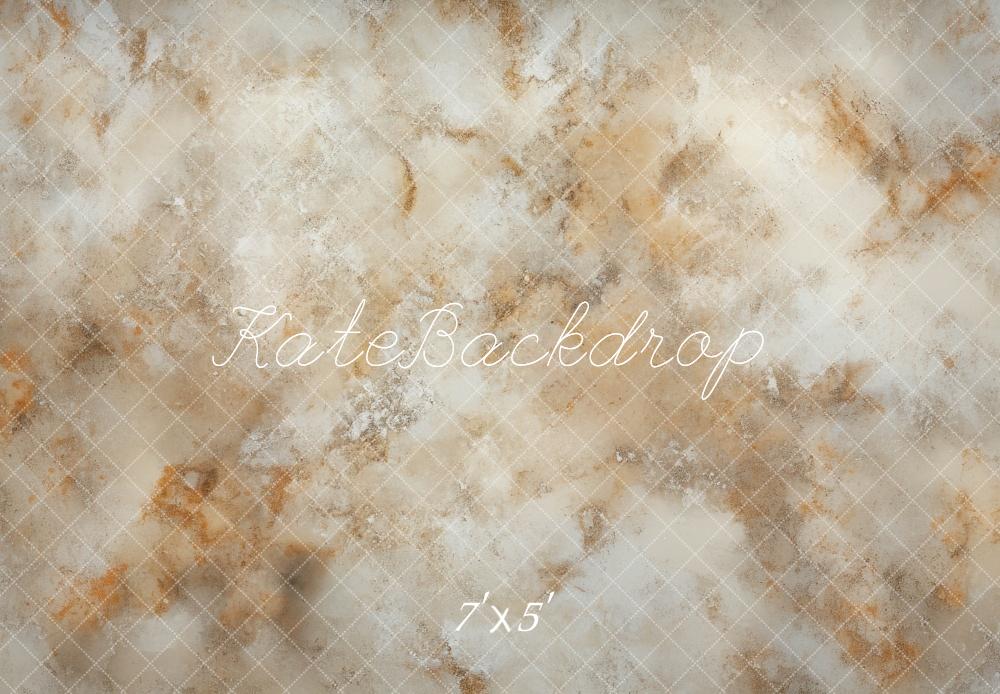 Kate Abstrait Marbre Beige Sol Toile de fond conçue par Mini MakeBelieve - Kate Backdrop FR