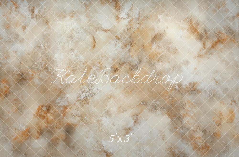 Kate Abstrait Marbre Beige Sol Toile de fond conçue par Mini MakeBelieve - Kate Backdrop FR