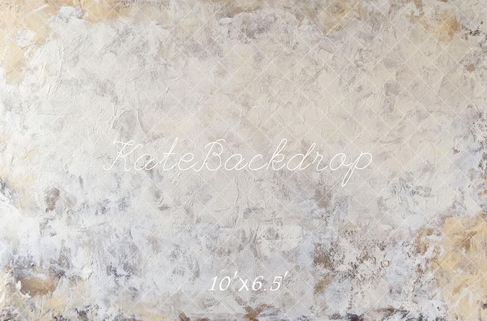 Kate Abstrait Neutre Blanc Sol Toile de fond conçue par Mini MakeBelieve - Kate Backdrop FR