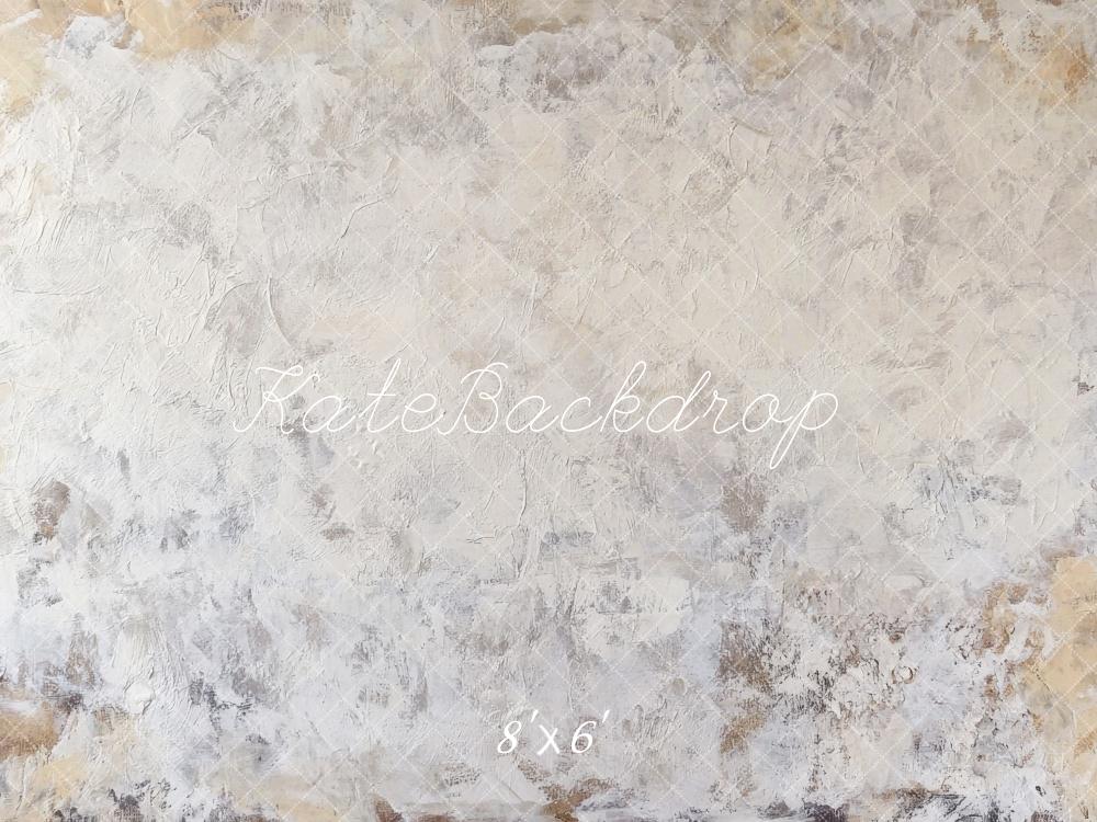 Kate Abstrait Neutre Blanc Sol Toile de fond conçue par Mini MakeBelieve - Kate Backdrop FR