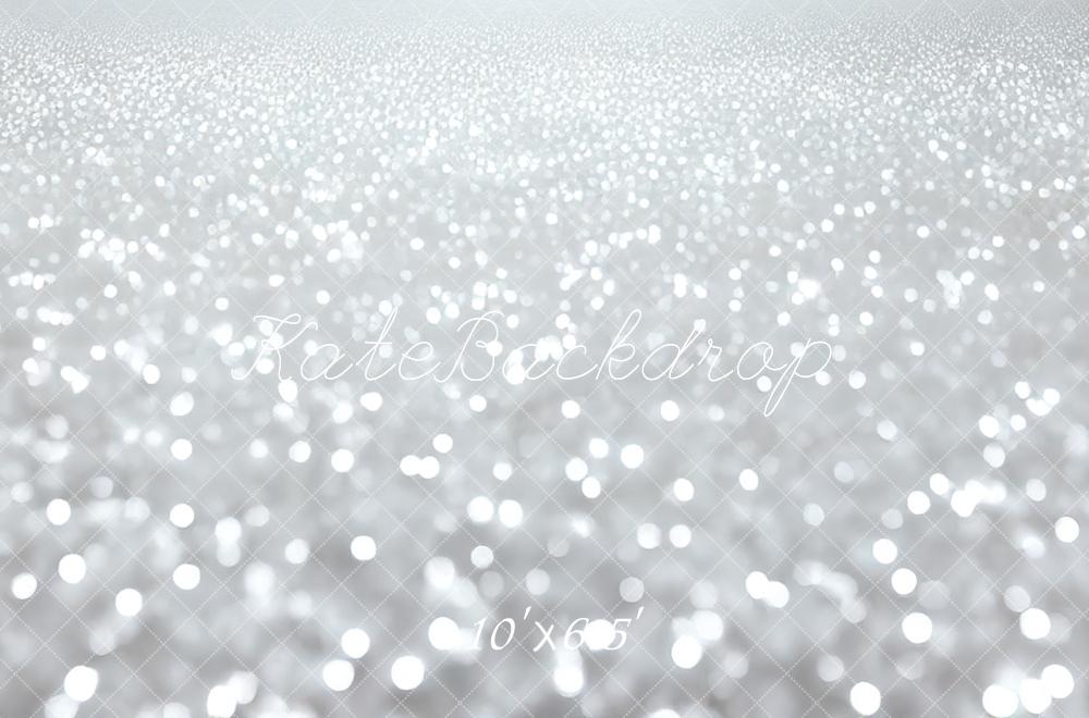 Kate Blanc Bokeh Lumières Toile de fond conçue par Mini MakeBelieve - Kate Backdrop FR