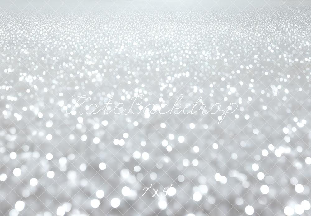 Kate Blanc Bokeh Lumières Toile de fond conçue par Mini MakeBelieve - Kate Backdrop FR