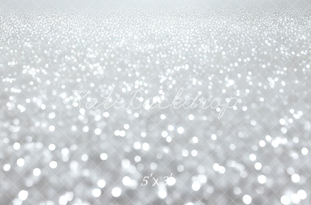 Kate Blanc Bokeh Lumières Toile de fond conçue par Mini MakeBelieve - Kate Backdrop FR
