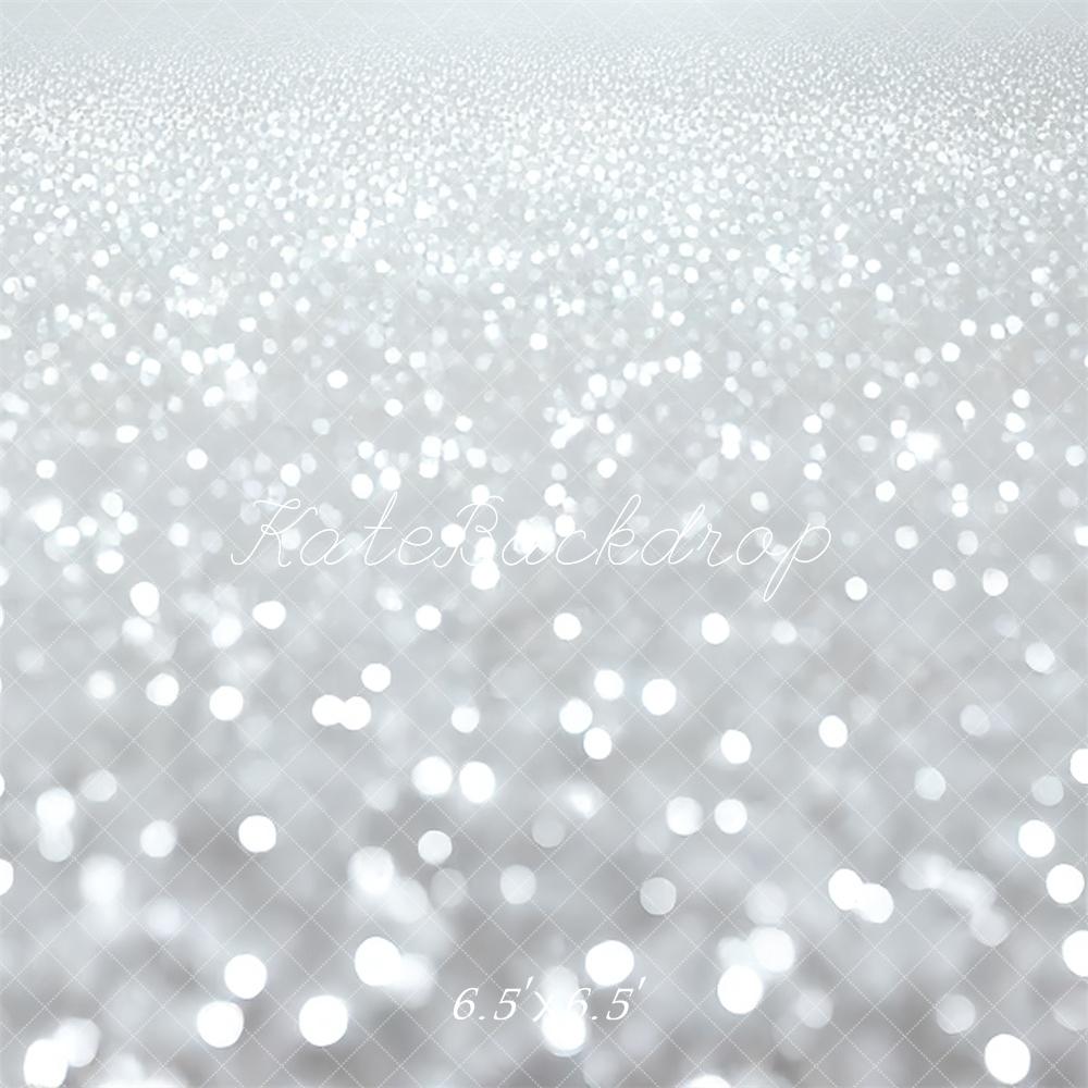 Kate Blanc Bokeh Lumières Toile de fond conçue par Mini MakeBelieve - Kate Backdrop FR