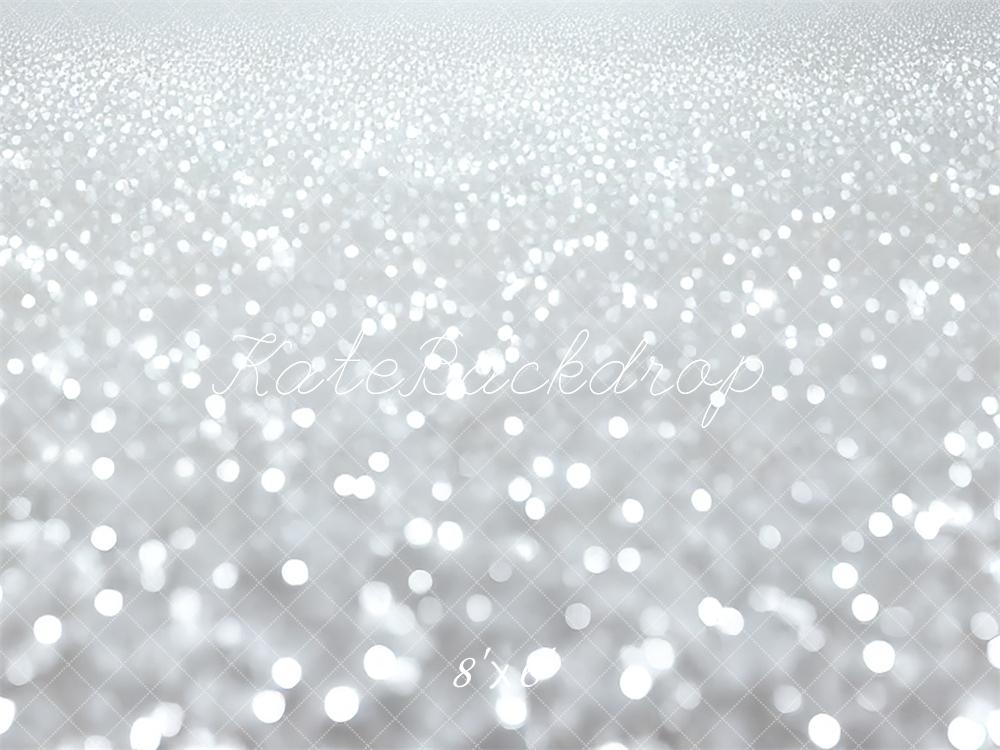 Kate Blanc Bokeh Lumières Toile de fond conçue par Mini MakeBelieve - Kate Backdrop FR