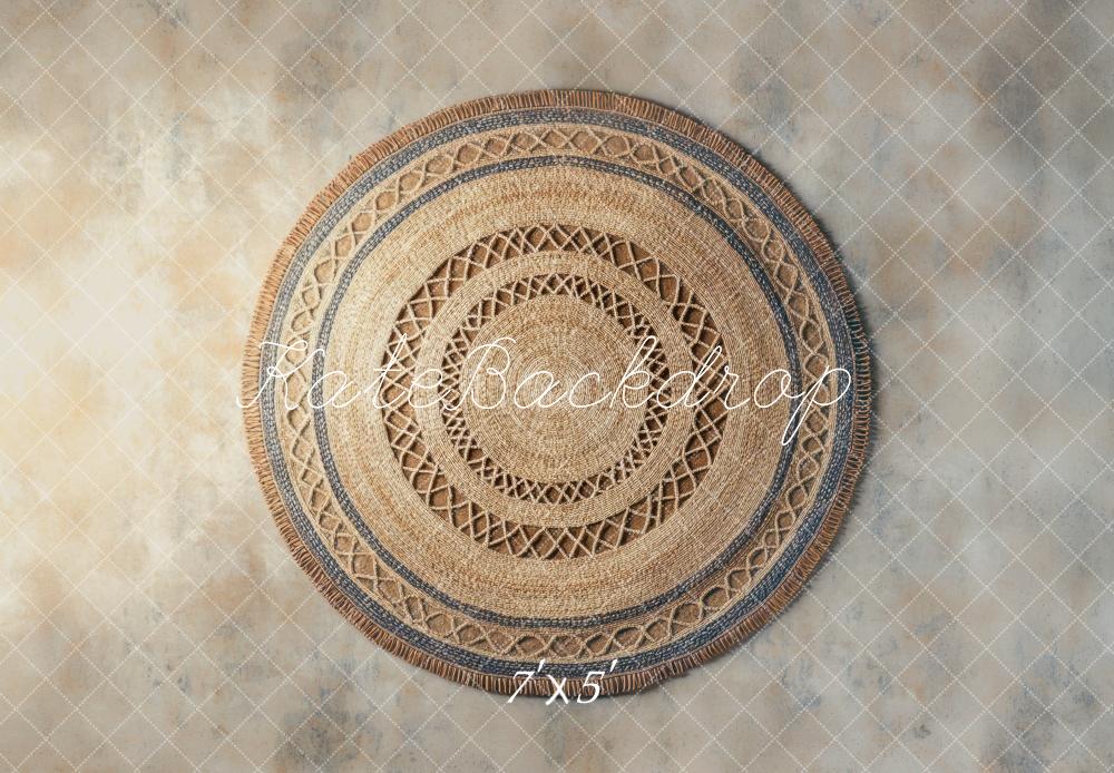 Kate Bohème Circulaire imprimée Tapis Sol Toile de fond conçue par Mini MakeBelieve