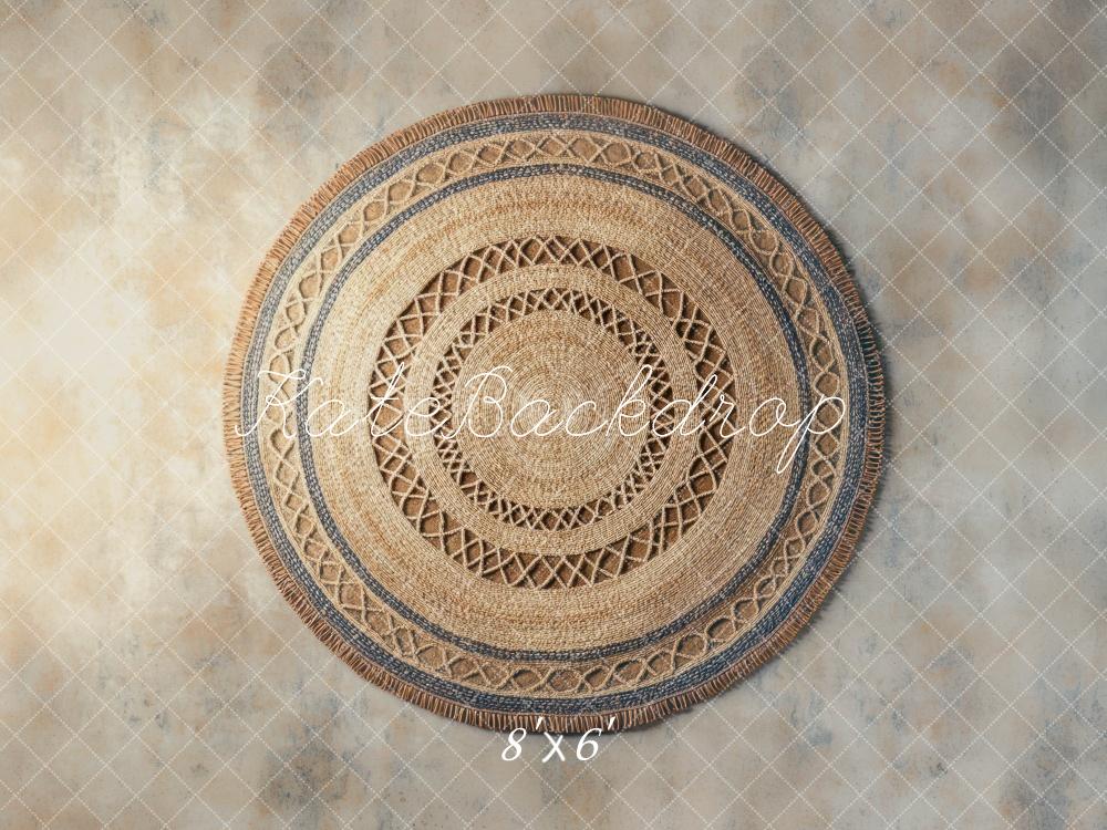 Kate Bohème Circulaire imprimée Tapis Sol Toile de fond conçue par Mini MakeBelieve
