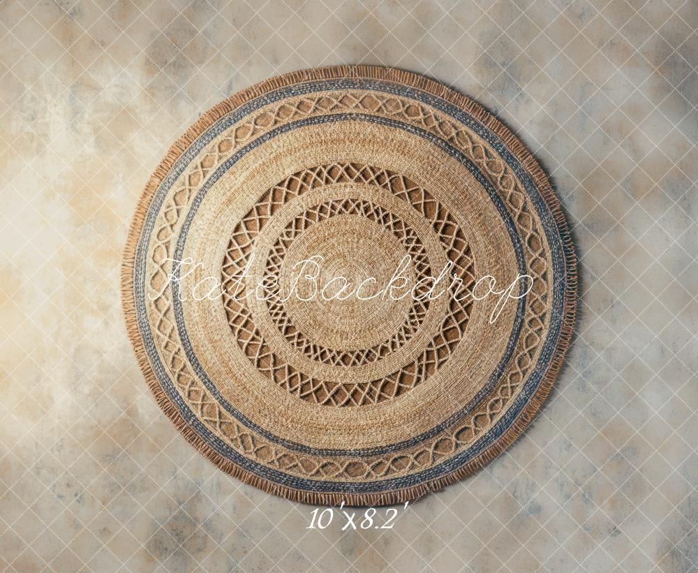 Kate Bohème Circulaire imprimée Tapis Sol Toile de fond conçue par Mini MakeBelieve