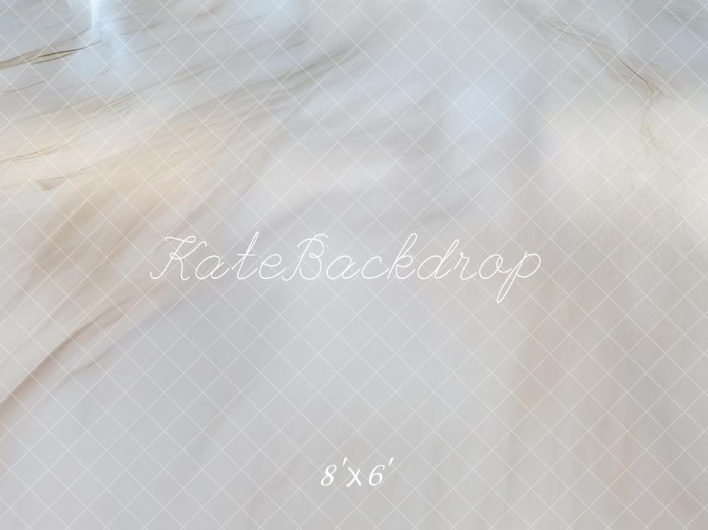 Kate Marbre Doux Dégradé Blanc Sol Toile de fond conçue par Mini MakeBelieve - Kate Backdrop FR