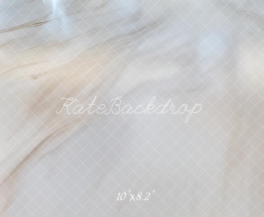 Kate Marbre Doux Dégradé Blanc Sol Toile de fond conçue par Mini MakeBelieve - Kate Backdrop FR