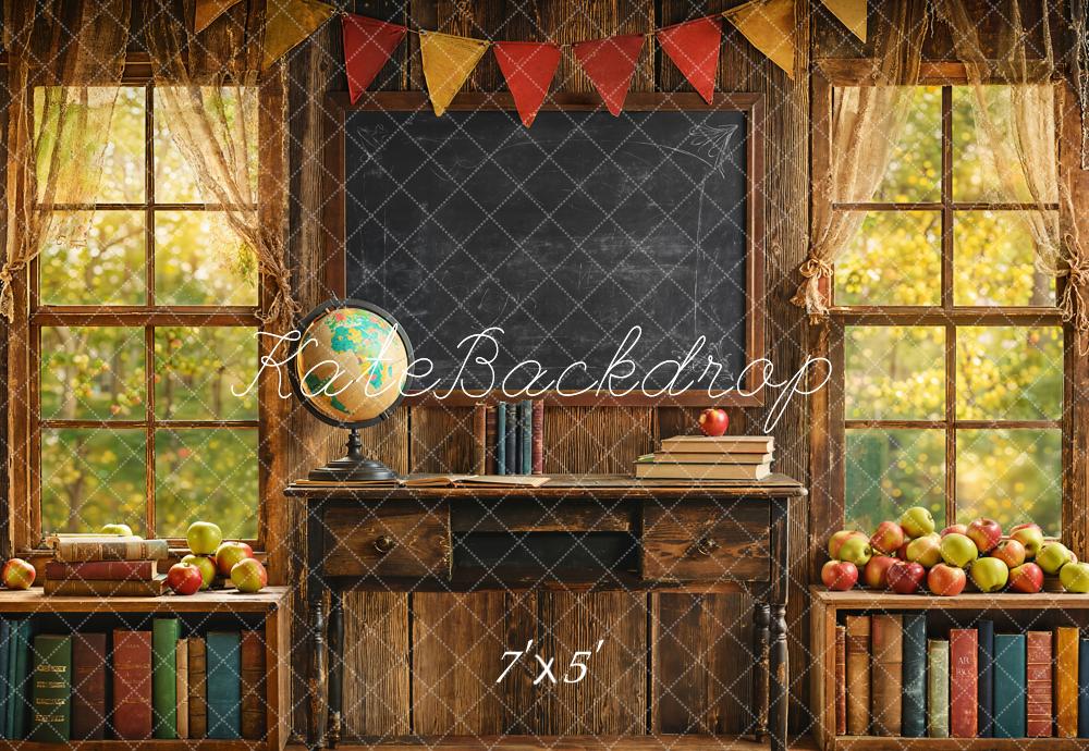 Kate Salle de classe Tableau noir Bureau Toile de fond conçue par Emetselch - Kate Backdrop FR