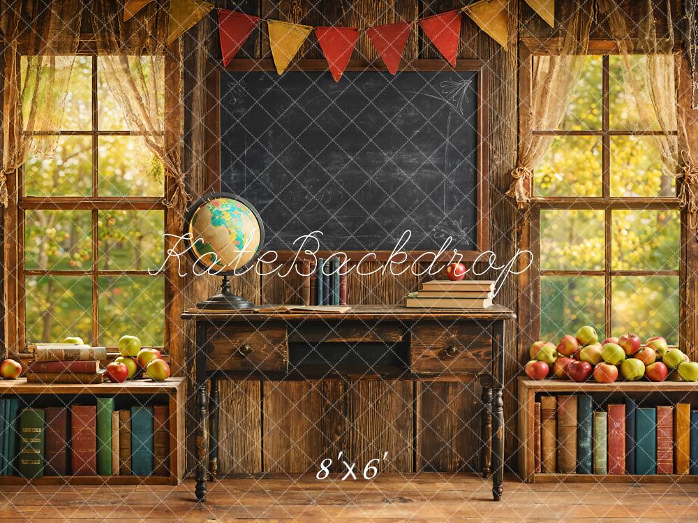 Kate Salle de classe Tableau noir Bureau Toile de fond conçue par Emetselch - Kate Backdrop FR