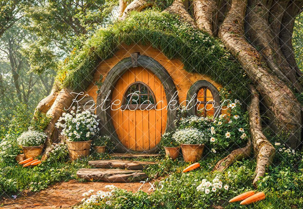 Kate Forêt Maison dans les Arbres Fée Toile de fond conçue par Emetselch - Kate Backdrop FR