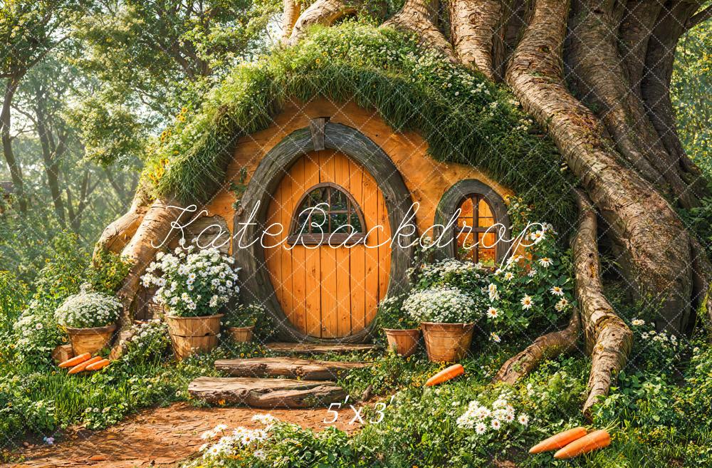 Kate Forêt Maison dans les Arbres Fée Toile de fond conçue par Emetselch - Kate Backdrop FR