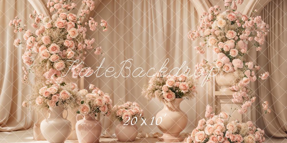 Kate Fête des Mères Fleurs Arche Élégant Toile de fond conçue par Emetselch - Kate Backdrop FR
