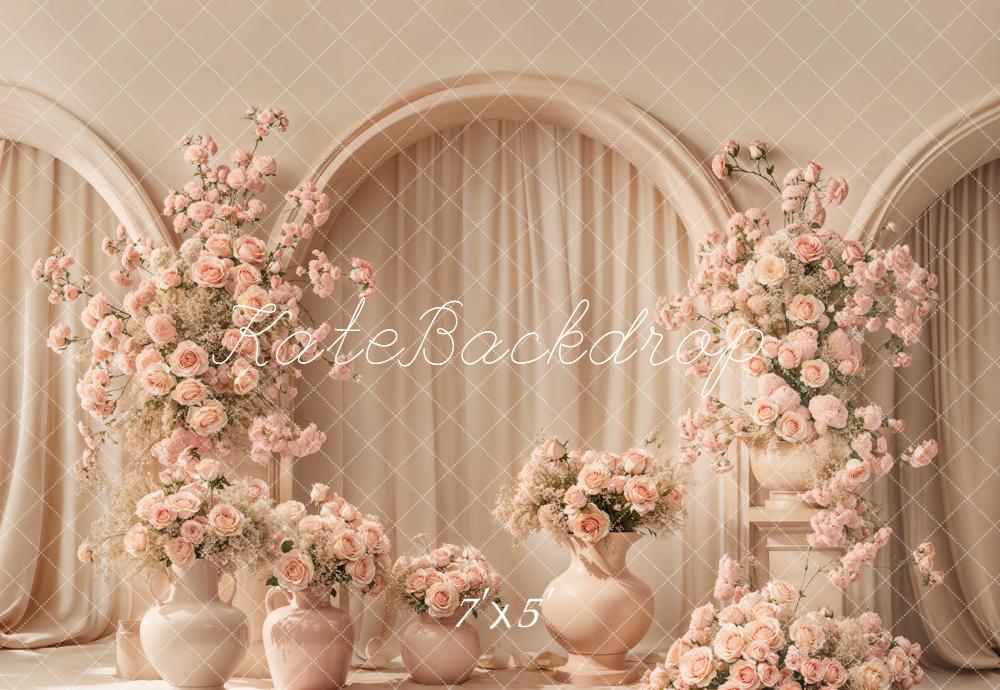 Kate Fête des Mères Fleurs Arche Élégant Toile de fond conçue par Emetselch - Kate Backdrop FR