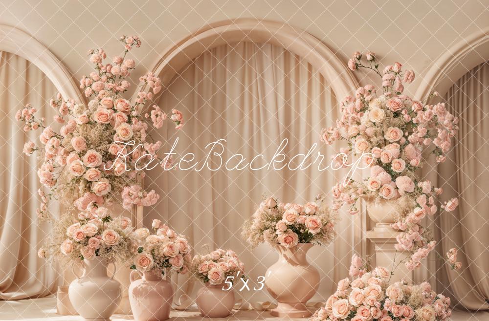 Kate Fête des Mères Fleurs Arche Élégant Toile de fond conçue par Emetselch - Kate Backdrop FR