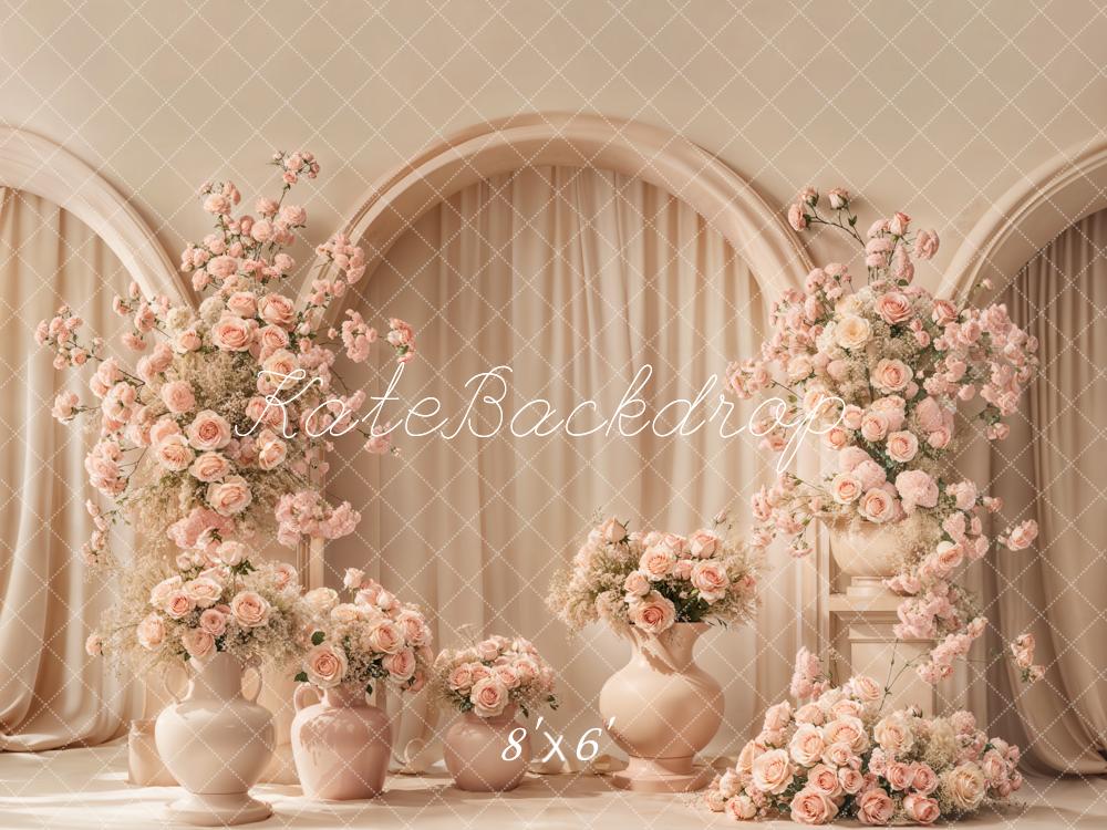 Kate Fête des Mères Fleurs Arche Élégant Toile de fond conçue par Emetselch - Kate Backdrop FR