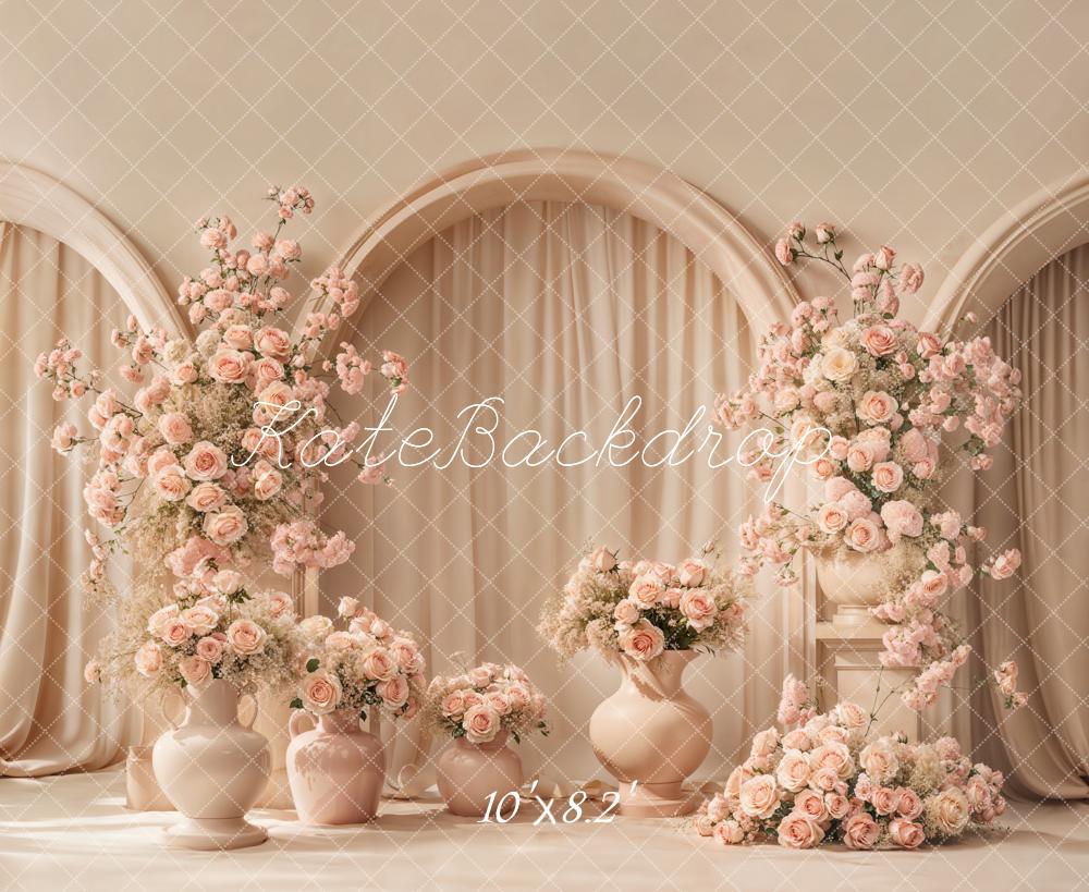 Kate Fête des Mères Fleurs Arche Élégant Toile de fond conçue par Emetselch - Kate Backdrop FR