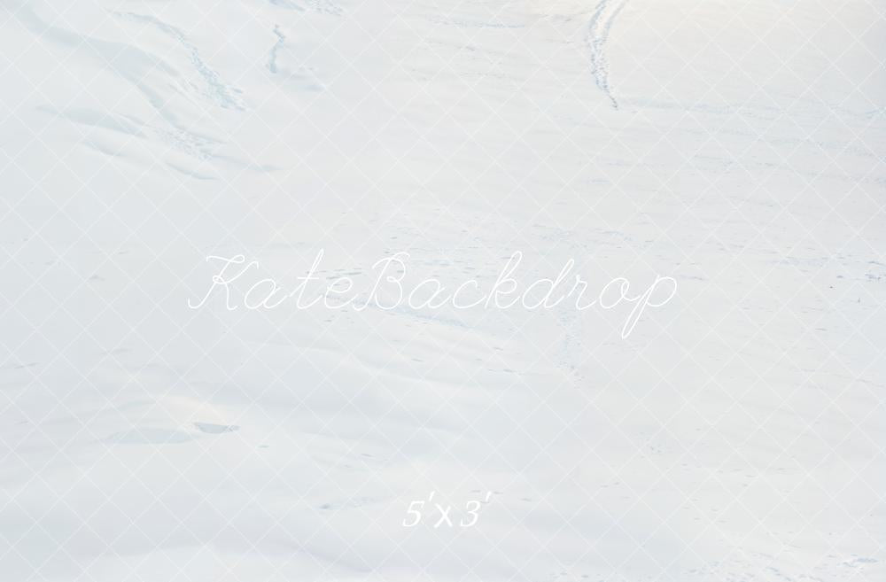 Kate Hiver Neige Blanc Sol Toile de fond conçue par Emetselch - Kate Backdrop FR