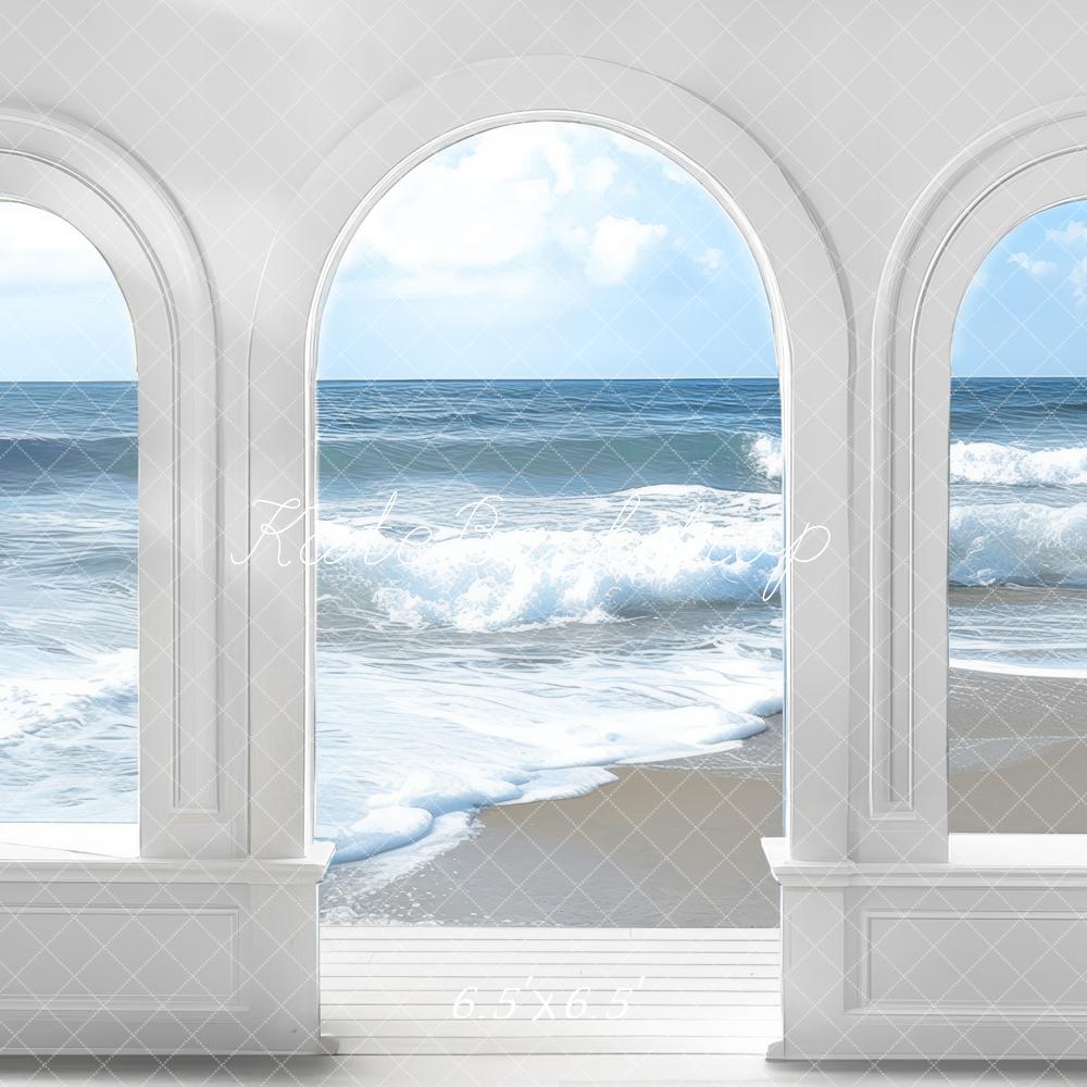 Kate Été Plage Mer Arche Toile de fond conçue par Mini MakeBelieve - Kate Backdrop FR