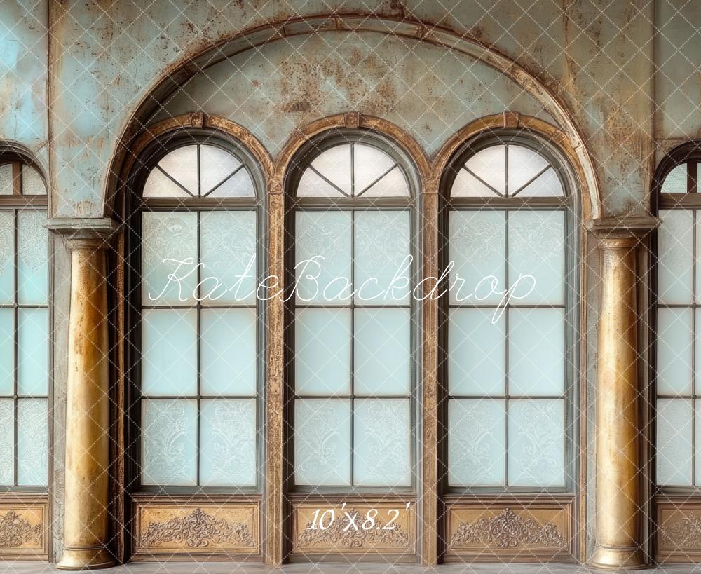 Kate Fête des Pères Vintage Arche Fenêtre Toile de fond conçue par Mini MakeBelieve - Kate Backdrop FR