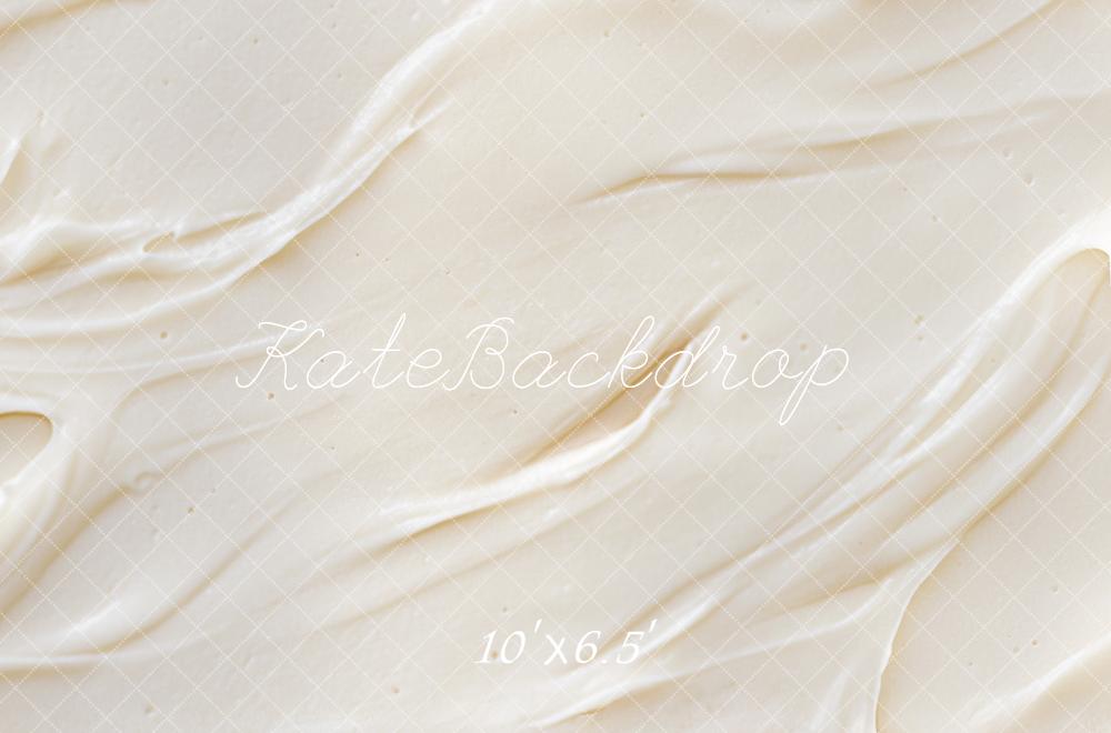 Kate Crème Glaçage Gâteau Abstrait Toile de fond conçue par Mini MakeBelieve - Kate Backdrop FR
