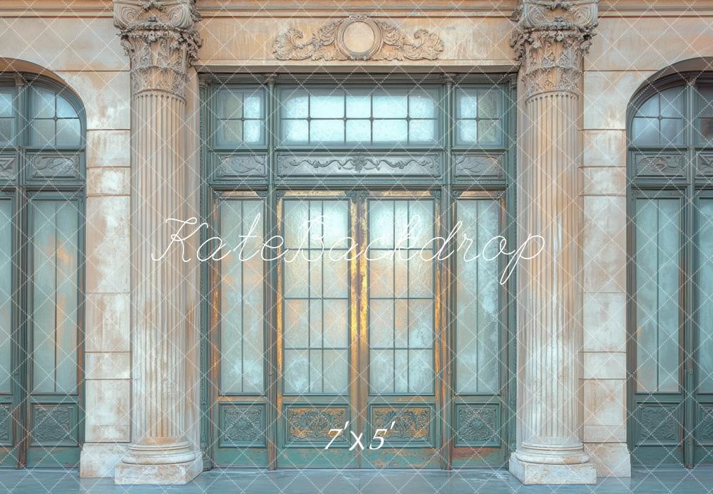 Kate Porte Architecturale Vintage Toile de fond conçue par Mini MakeBelieve - Kate Backdrop FR