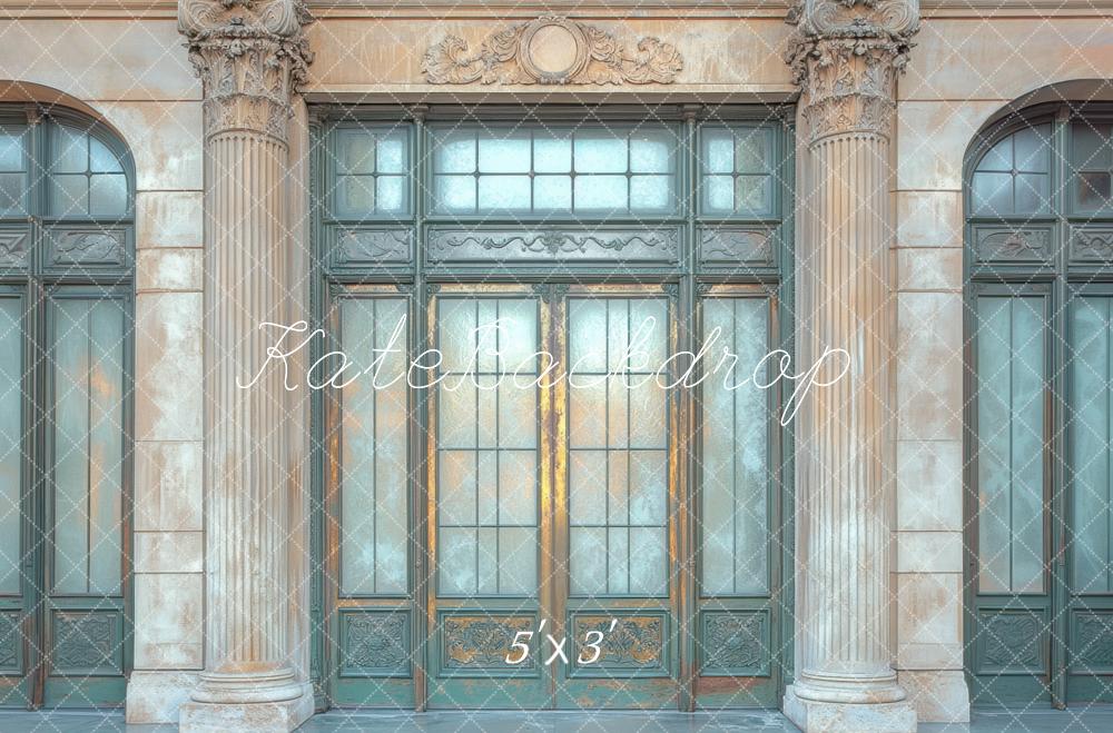 Kate Porte Architecturale Vintage Toile de fond conçue par Mini MakeBelieve - Kate Backdrop FR