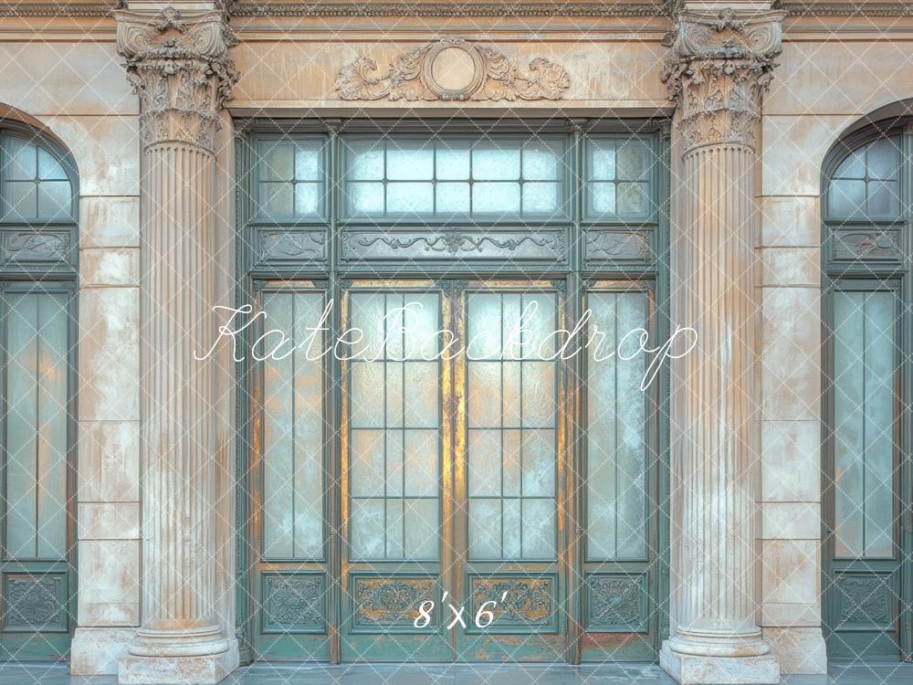 Kate Porte Architecturale Vintage Toile de fond conçue par Mini MakeBelieve - Kate Backdrop FR