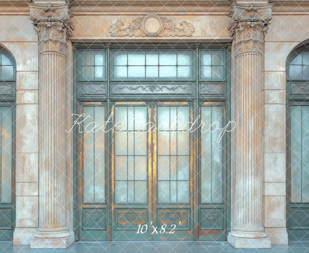 Kate Porte Architecturale Vintage Toile de fond conçue par Mini MakeBelieve - Kate Backdrop FR