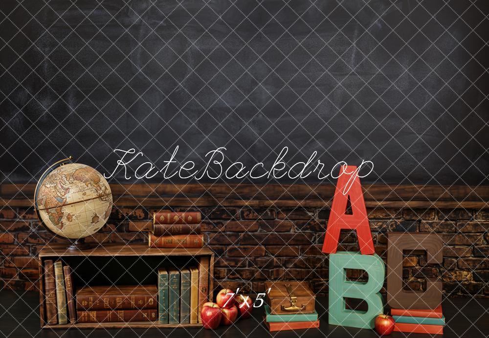 Kate Retour à l'école Classe ABC Livres Toile de fond conçue par Emetselch - Kate Backdrop FR
