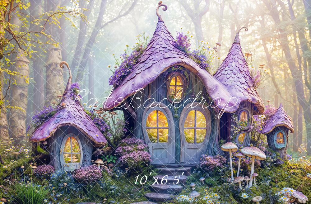 Kate Fée Forêt Fantastique Cottage Toile de fond conçue par Emetselch - Kate Backdrop FR