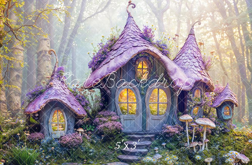 Kate Fée Forêt Fantastique Cottage Toile de fond conçue par Emetselch - Kate Backdrop FR