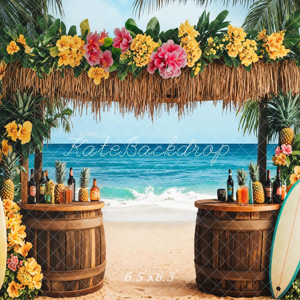 Kate Été Tropical Plage Mer Bar Toile de fond conçue par Emetselch - Kate Backdrop FR