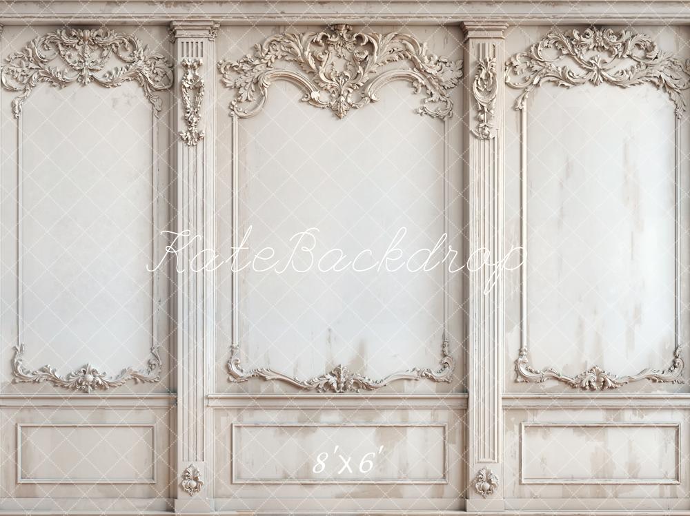 Kate Élégant Mur Vintage Sculpture Toile de fond conçue par Kate Image - Kate Backdrop FR