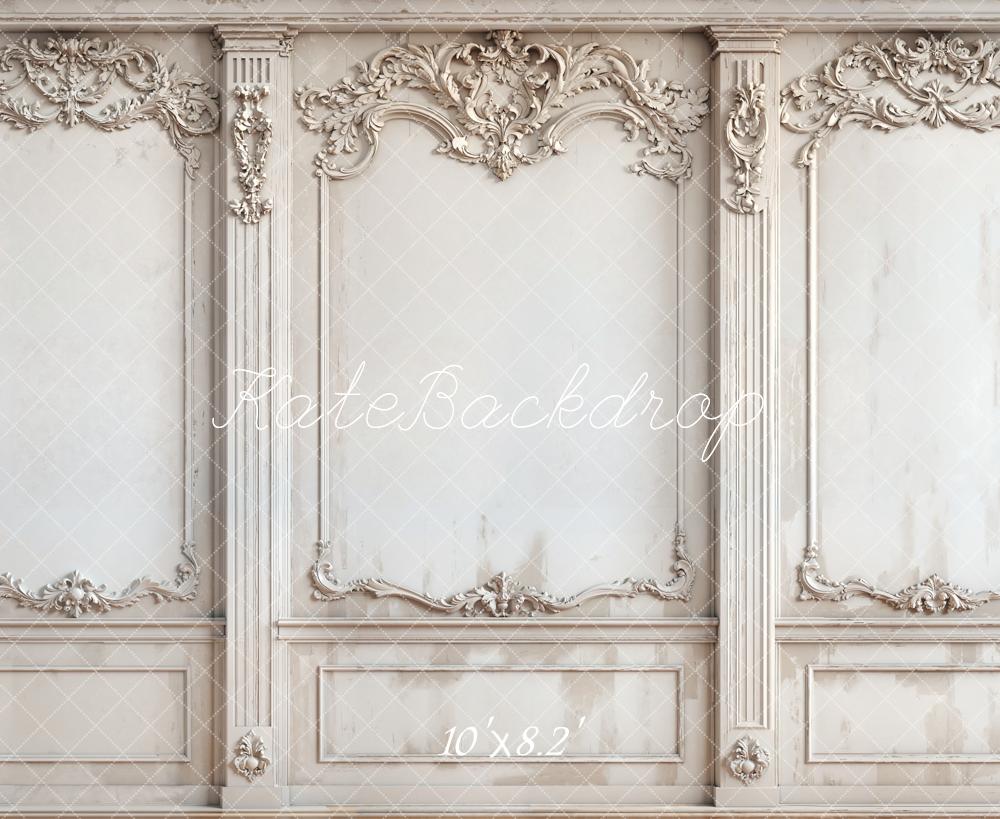 Kate Élégant Mur Vintage Sculpture Toile de fond conçue par Kate Image - Kate Backdrop FR