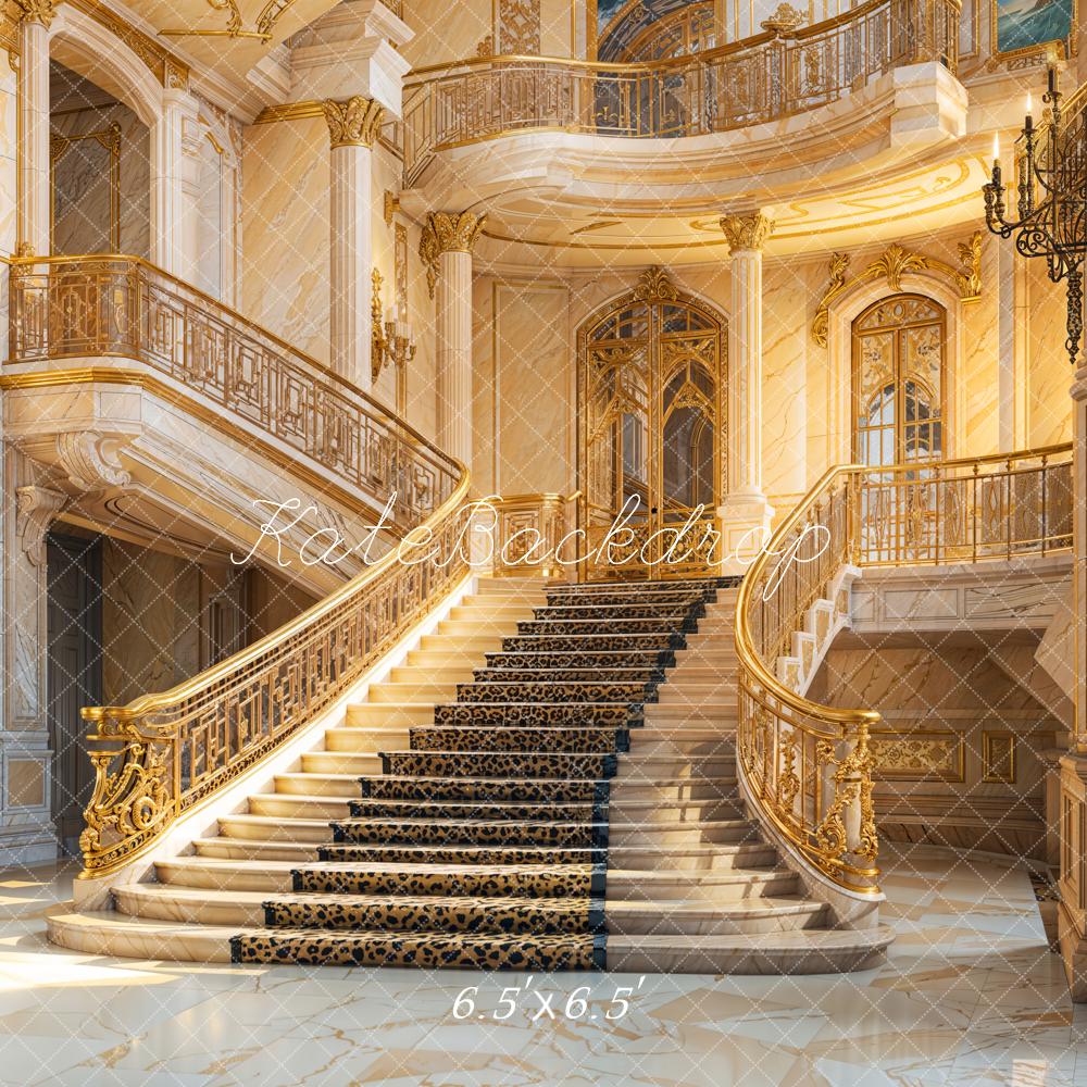Kate Architecture Rétro Luxueux Escaliers Toile de fond conçue par Emetselch - Kate Backdrop FR