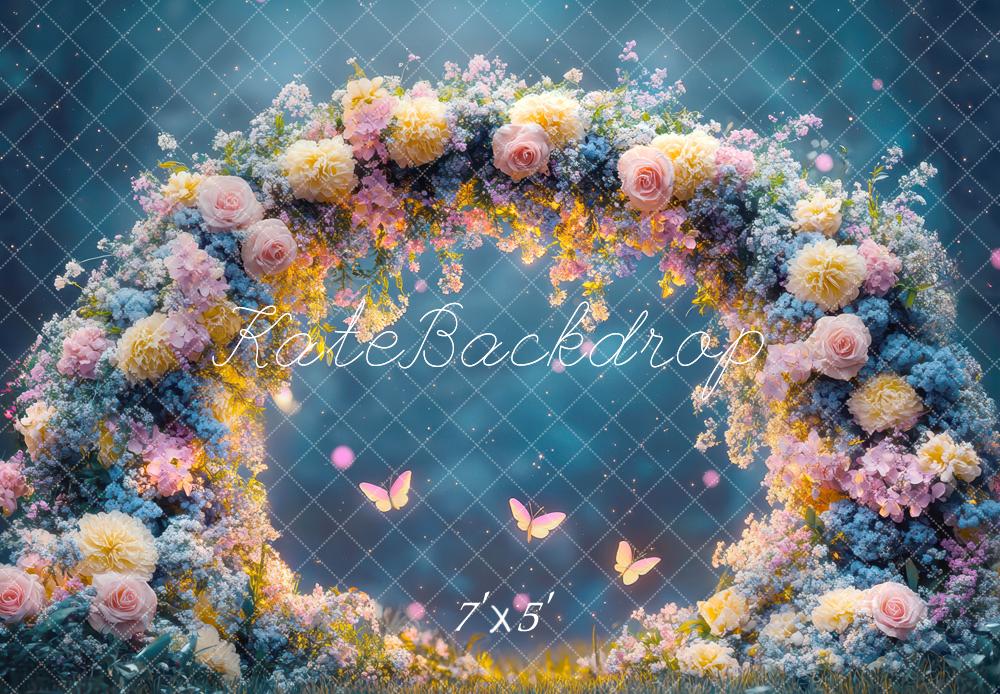 Kate Conte de fées Fleur Arche Papillon Toile de fond conçue par Mini MakeBelieve - Kate Backdrop FR