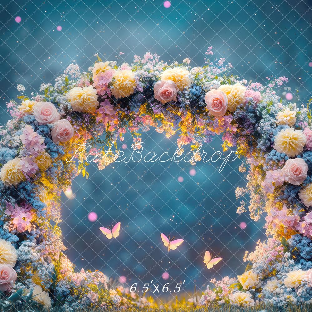 Kate Conte de fées Fleur Arche Papillon Toile de fond conçue par Mini MakeBelieve - Kate Backdrop FR