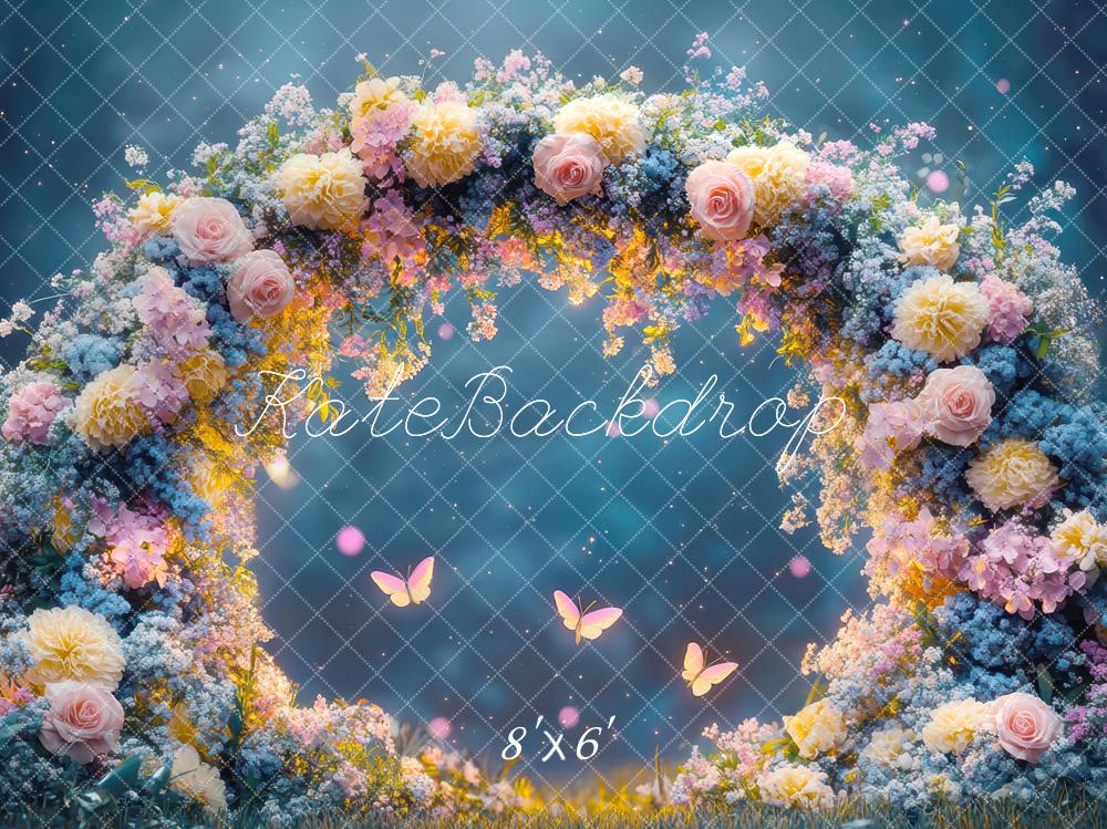 Kate Conte de fées Fleur Arche Papillon Toile de fond conçue par Mini MakeBelieve - Kate Backdrop FR