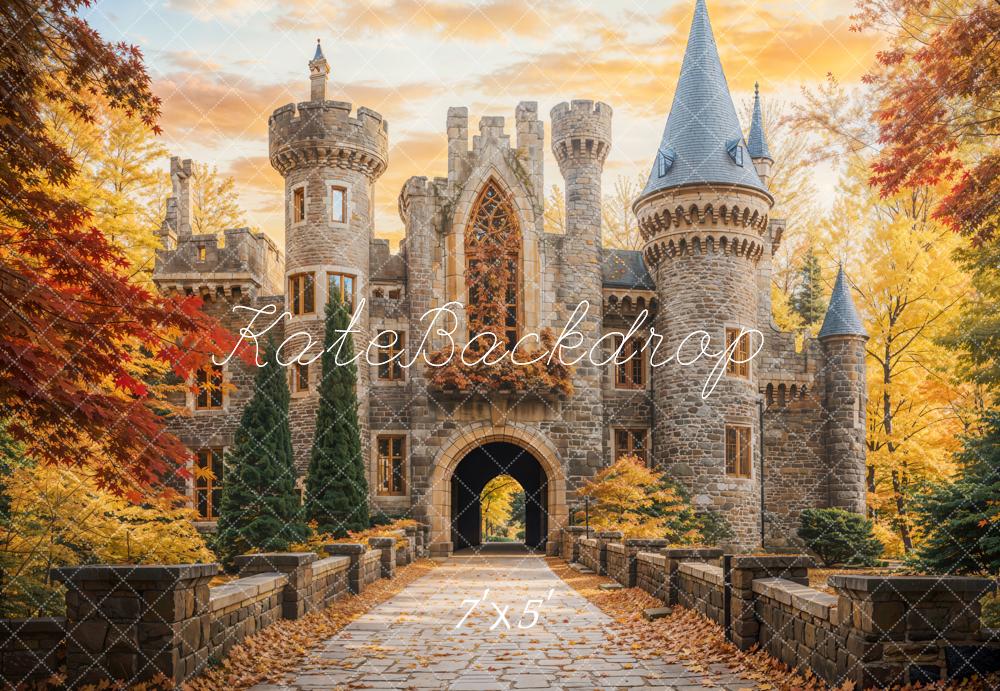 Kate Château Automne Princesse Toile de fond conçue par Chain Photographie - Kate Backdrop FR