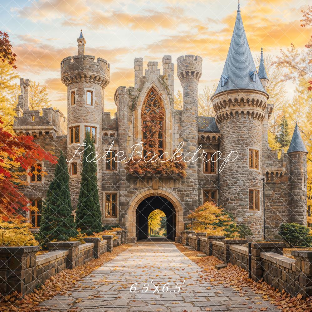 Kate Château Automne Princesse Toile de fond conçue par Chain Photographie - Kate Backdrop FR