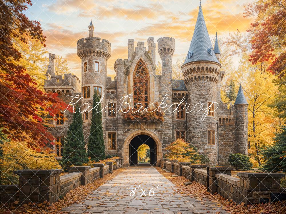 Kate Château Automne Princesse Toile de fond conçue par Chain Photographie - Kate Backdrop FR