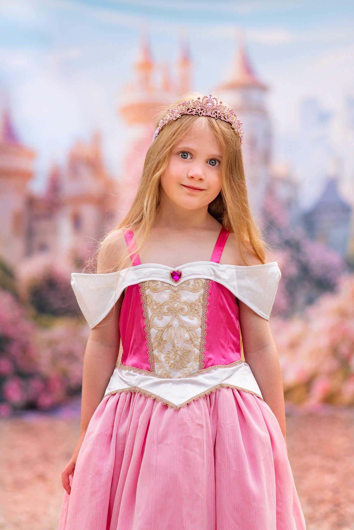 Kate Château de rêve Fleurs Chemin Toile de fond conçue par Emetselch - Kate Backdrop FR