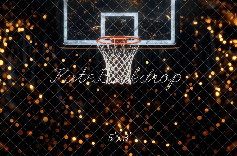 Kate Sports Panier de Basket Bokeh Toile de fond conçue par Mini MakeBelieve